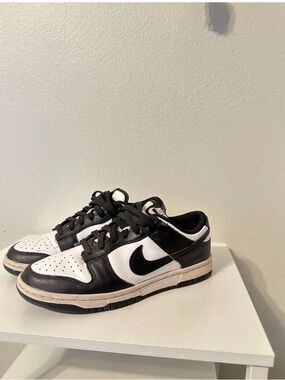 Nike Black & White Low-Top Swoosh Sneakers